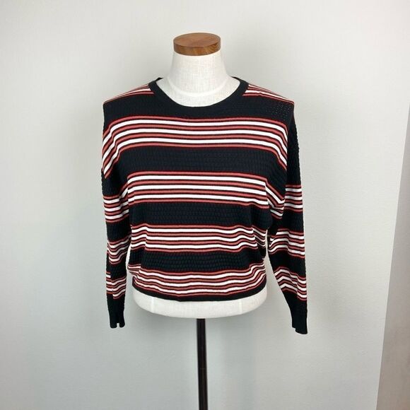 Theory Desrina B Prosecco Perforated Sweater - Picture 1 of 6